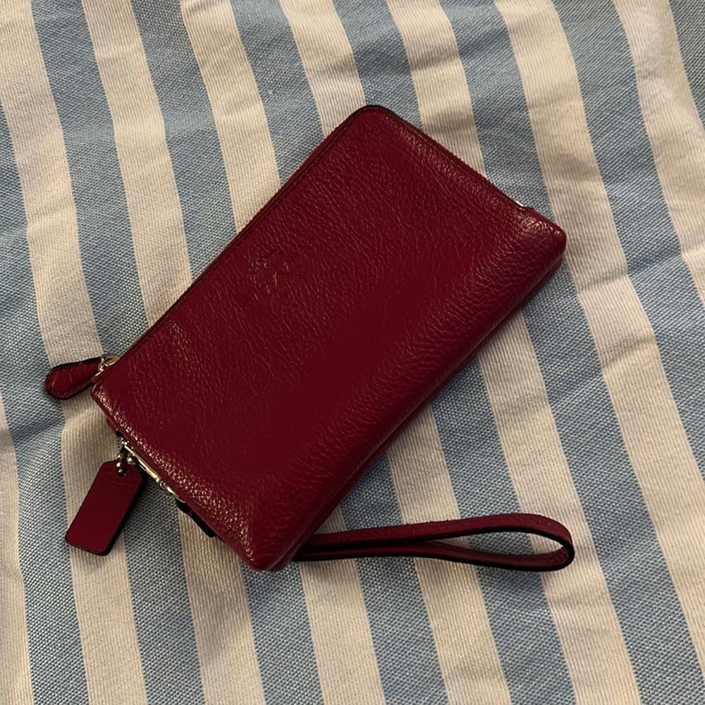 Pink Coach Wristlet